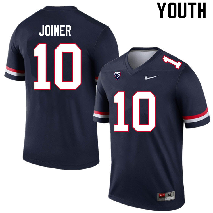 Youth #10 Jamarye Joiner Arizona Wildcats College Football Jerseys Sale-Navy - Click Image to Close